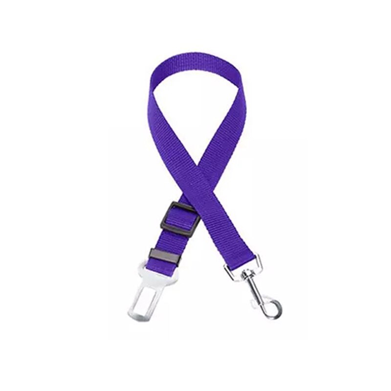 Voertuig Veiligheid Hondenriem Dog Seat Belt Honden Reizen Leash Voor Beagles Pitbulls Pugs Honden Leash: Purple