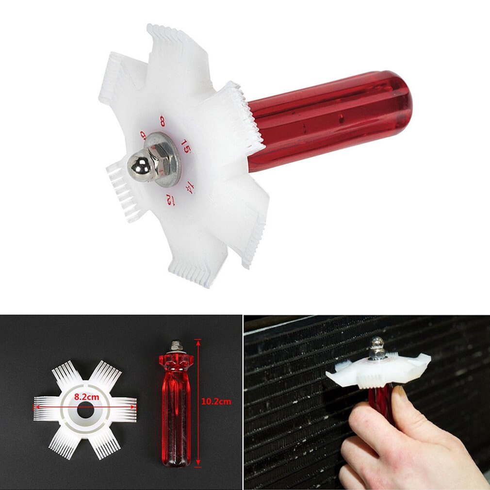 Radiator Comb Car Cleaning Tools Air-Conditioning Radiator Cleaner Auto Detailing Brush Evaporator Condenser Rake Car Wash