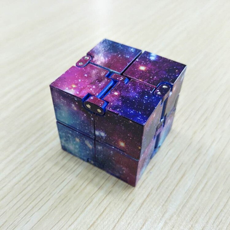 Trend Infinity Cube Magic Cube Office Flip Cubic Puzzle Stop Stress Reliever Toys Anti Depressants Autism Toys: Star Color