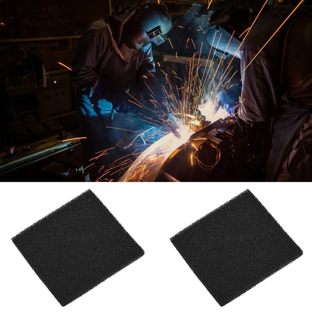 10pcs Welding Exhaust Smoking Cotton Activated Carbon Filter Sponge Filter Cotton Filtering Tools Filter