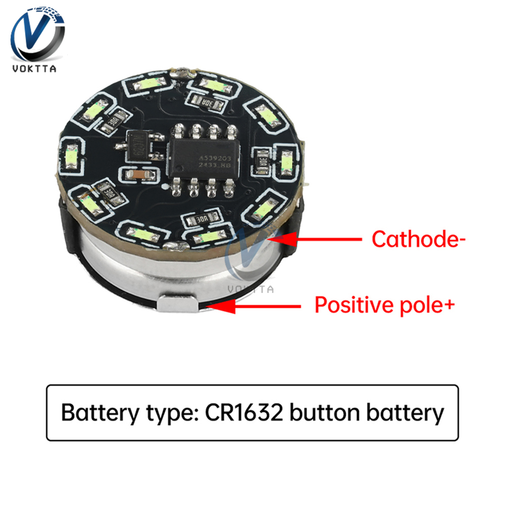 Anillo LED direccionable Individual interruptor de luz de Control de inducción magnética LED 16Leds RGB Controlador LED Lampes Kit de luces de flujo