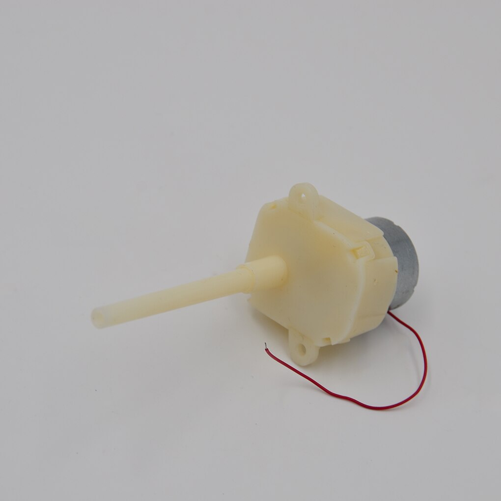 Jævnstrømsmotor 6v 12v 8-16 o / min snekkegearmotor langakslet turbine langsom reduktion gearkasse elektronisk legetøj diy