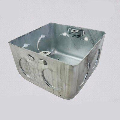 86 type Connection Box 86h50 Iron Box Metal Stretching Box Steel Connection Box Switch Undercover Box