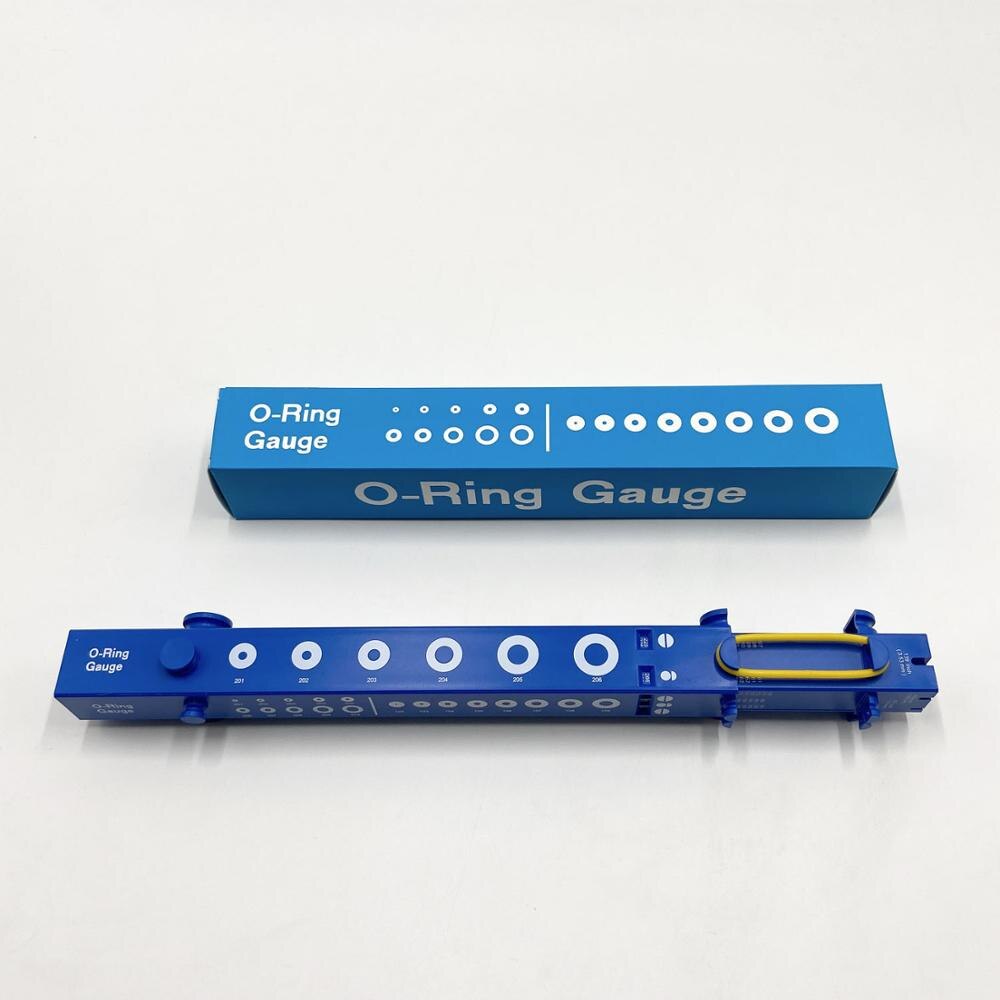 Plastic Blue O-Ring Gauge For AS568 O Ring Measuring Gauge BS1806 AS568 O Ring Gauge Range Imperial Slide Type National O-Ring G