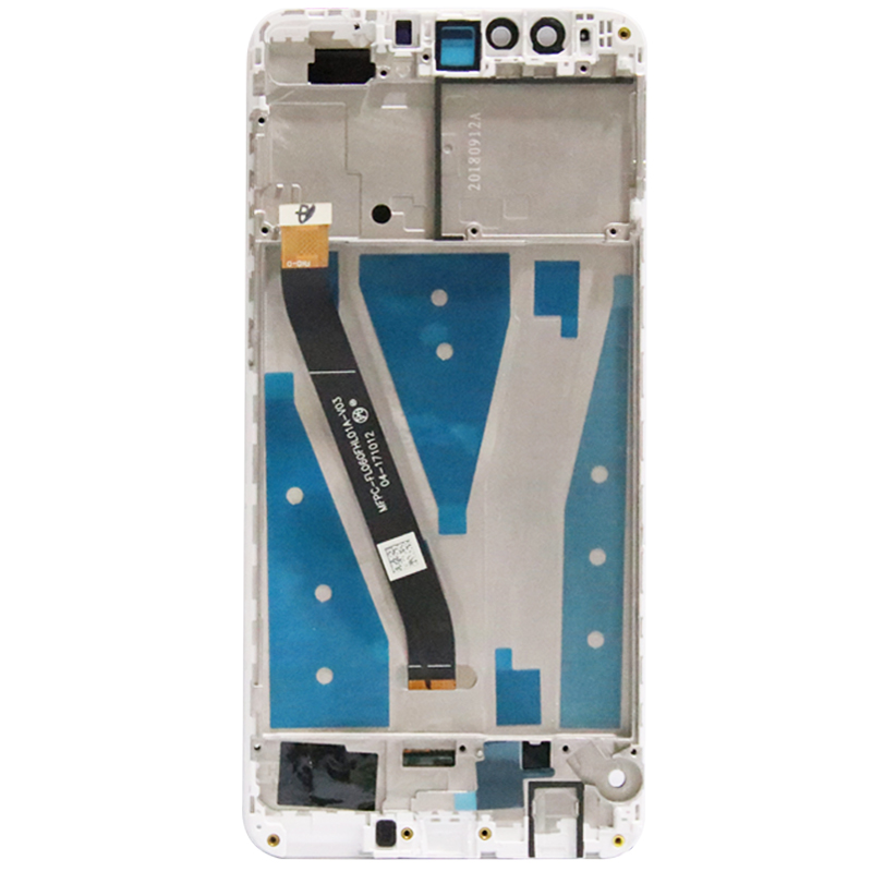 100% Original 5.93 &#39;&#39;IPS Anzeige mit Rahmen für Huawei Y9 FLA-L22 LX2 LX3 FLA-LX1 LCD berühren Bildschirm Digitizer reparatur Teile