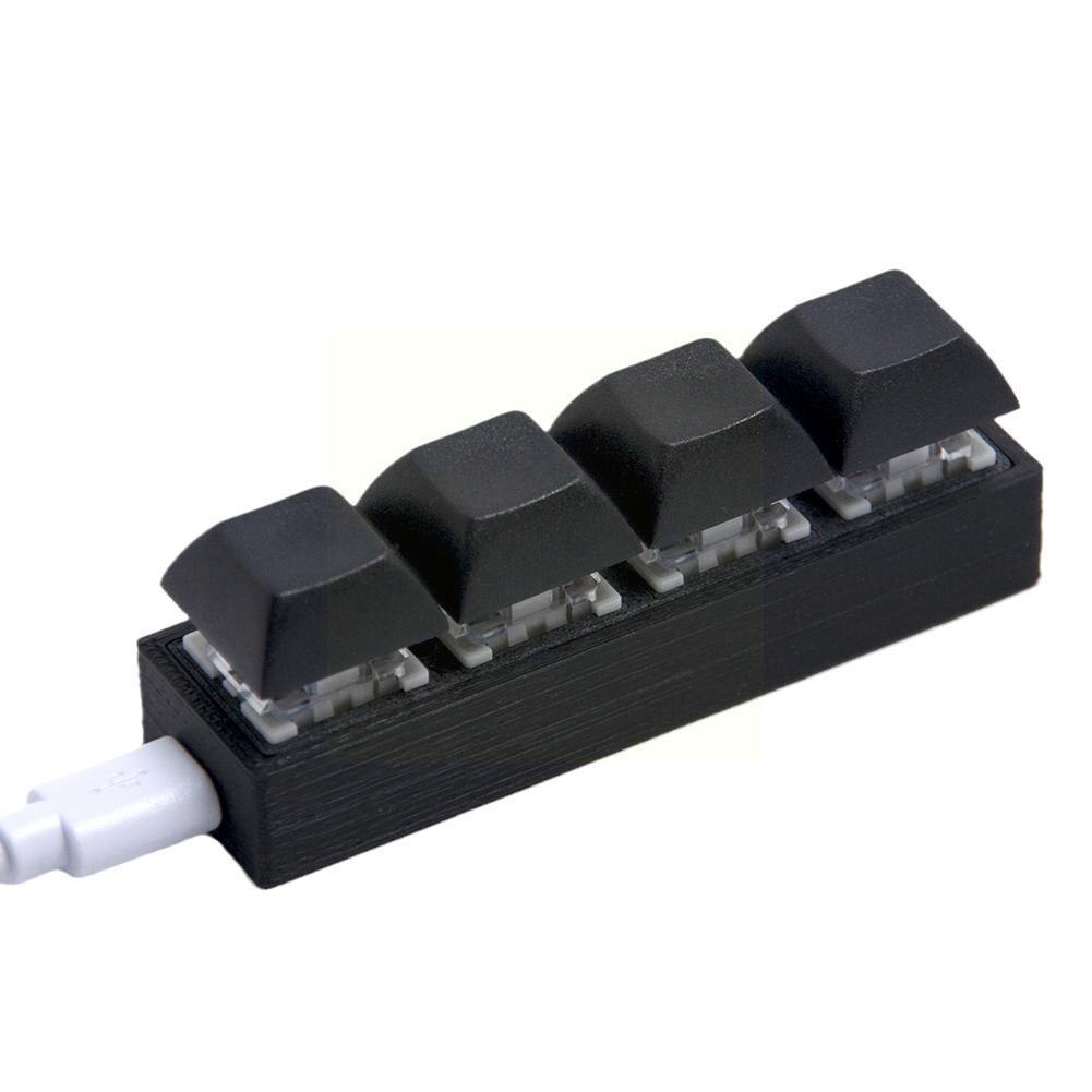 USB Keypad 4 Keys Multi-key in One Shortcut Keyboard Paste Programing and Copy Setting Gaming For Volume DIY Control and F8S2