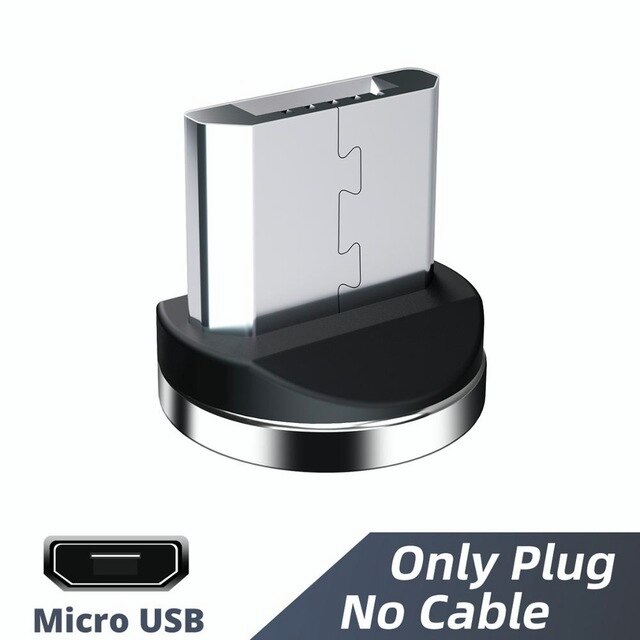 Magneettikaapelin pistoke microusb-tyypin c usb-c-liitin pikalataussovitin matkapuhelin micro-usb-tyypin c-magneettipistoke iphone-liitin: Mikropistoke