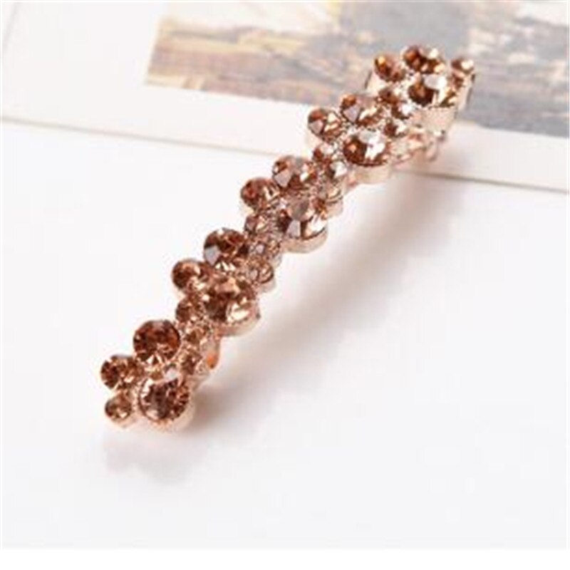 Women Girl Korean Crystal Crystal Pearl Hair Clip Barrettes Hairgrips Hair Pin Hair Accessories Styling Tools: D