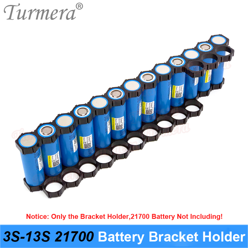 Turmera 10 Stück 21700 Lithium-Batterie-Halterung, 21700 Abstandshalter, 3S, 4S, 5S, 6S, 10S, 13S, Montage für 36 V, 48 V Elektrofahrrad-Batterie