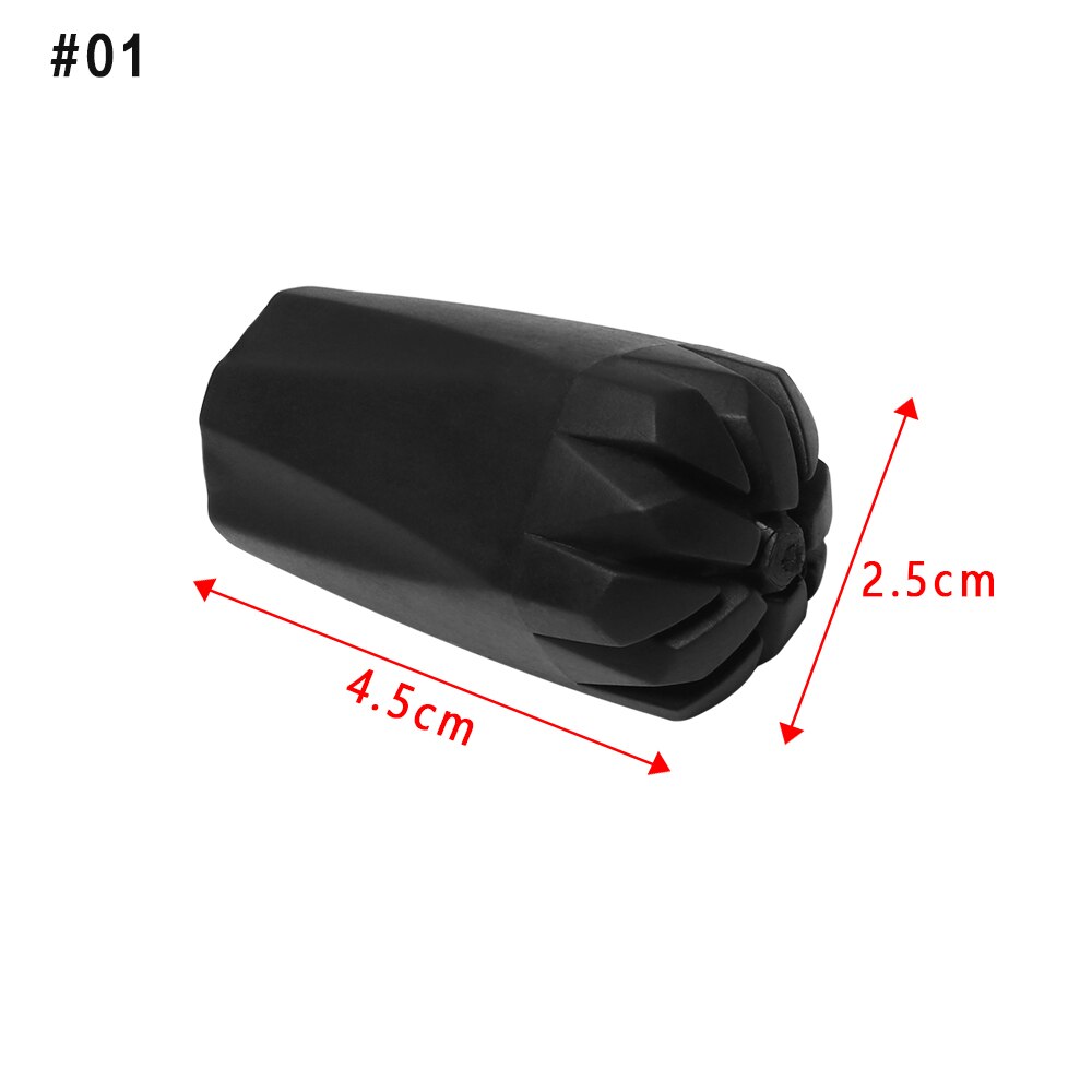 Bastones nórdicos para caminar, 1 unidad de puntas de bastón, accesorios de alpinismo para senderismo, bastones ajustables protectoras para la cabeza: 1