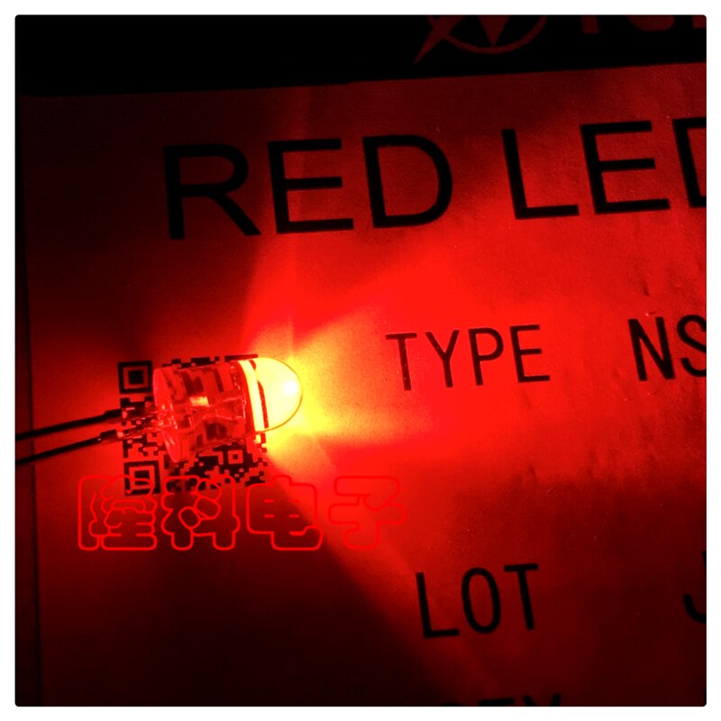 Original 100% NSPR510GST white shell glows red LED diode NSPR510GS 5MM red LED chip