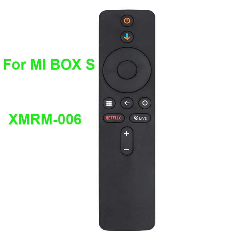 Erstatning for xiaomi mi tv / mi box s stemme bluetooth fjernbetjening med google assistent kontrol
