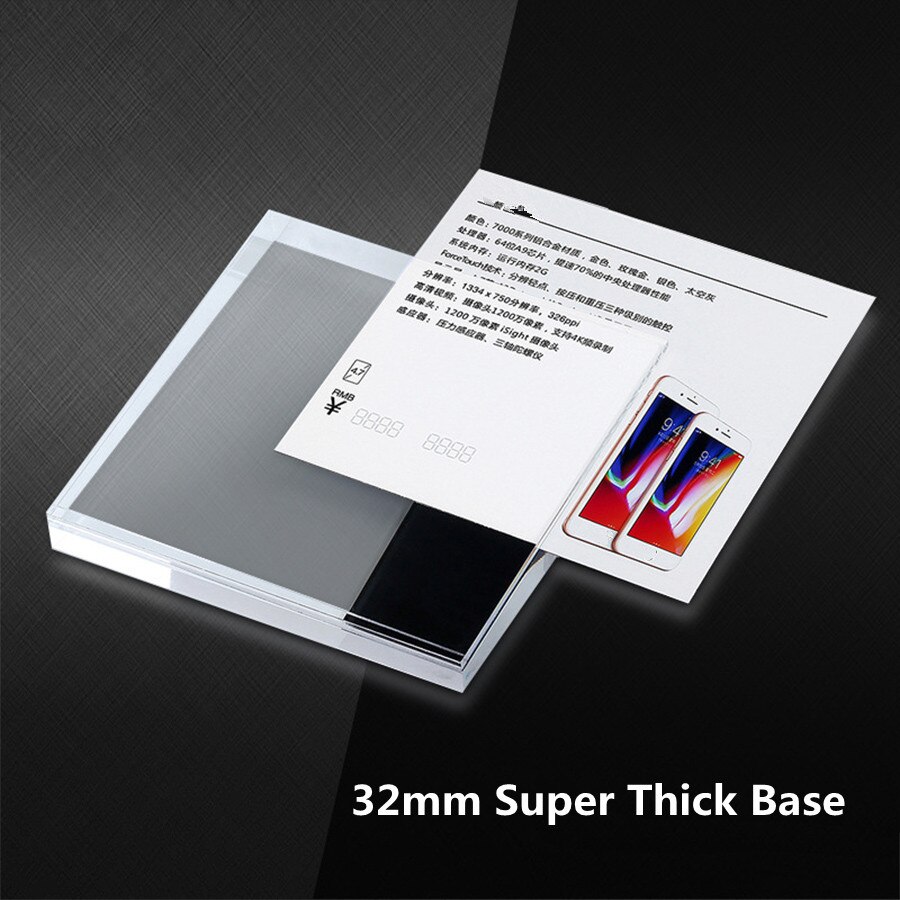 90*54mm Slant Shape Transparent Acrylic Menu Card Sign Holder Display Stand For Restaurant Supermarket Hotel Mobile Shop Use