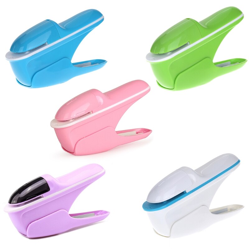 No Staples Nail Free Stapler Mini Cute Paper Book Binding Stapling Machine Stapleless Staplers Stationery Office Supplies