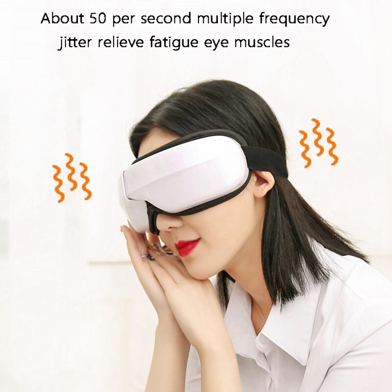 Eye Massager Foldable Eye Protector Bluetooth Electric Eyes Mask Massage Vibration Heating Air Pressure Eyes Care Tool