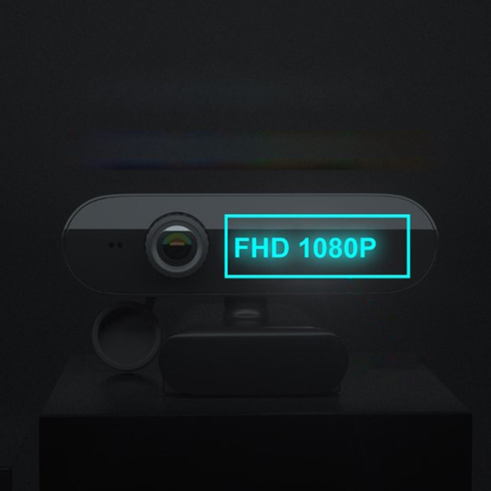 1PCS Computer Camera USB Web Camera Manual Focus Webcam with Sound-Absorbing Microphone for Laptop Gamer