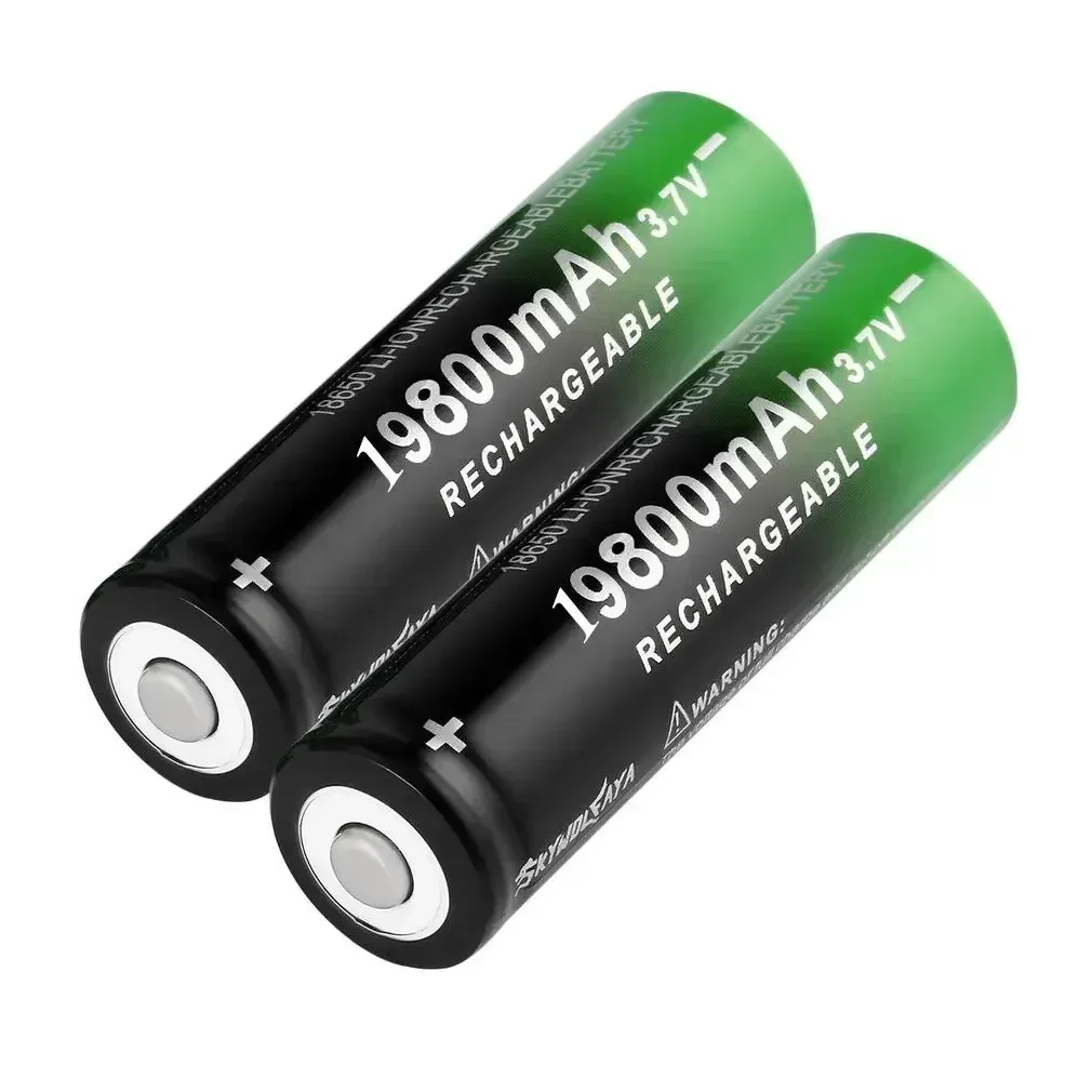 Nueva batería de iones de litio 18650, batería recargable de 19800mAh, 3,7 V para linterna LED, linterna o batería de dispositivos electrónicos