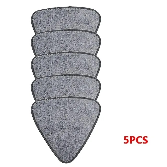 Mopset 360° ° Draaibare telescopische verstelbare driehoekige reinigingspads Koppen Microvezel Geschikt voor alle vloertypes voor nat en droog gebruik: Bordeaux