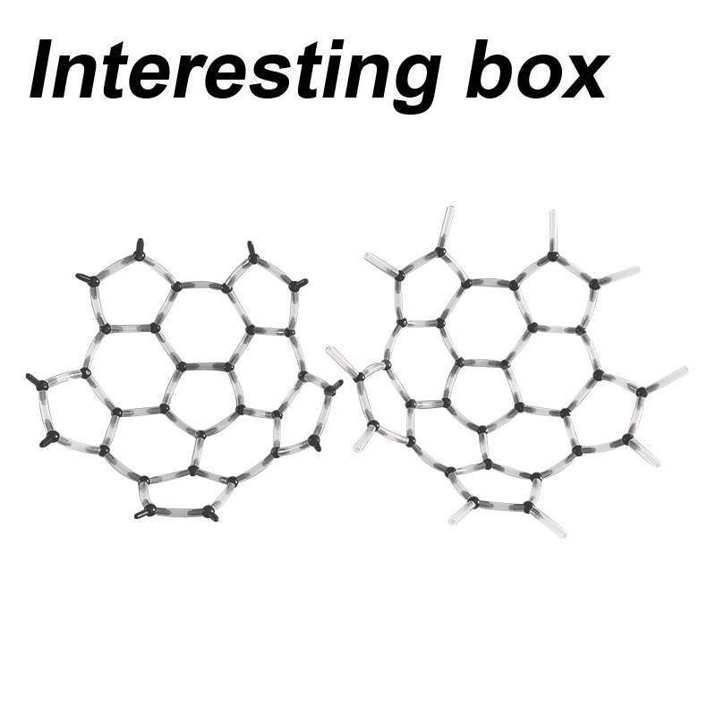 Carbon 60 molecular structure model fullerene technology small production small invention diy handmade material package