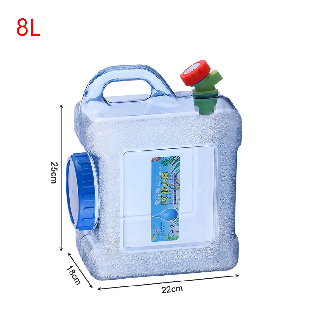 5/7.5/8/10/12/15l Buitenwateremmer Met Kraan Rijden Watertank Container Draagbaar Water Kan Voor Kamperen Picknick Wandelen: Ivoor