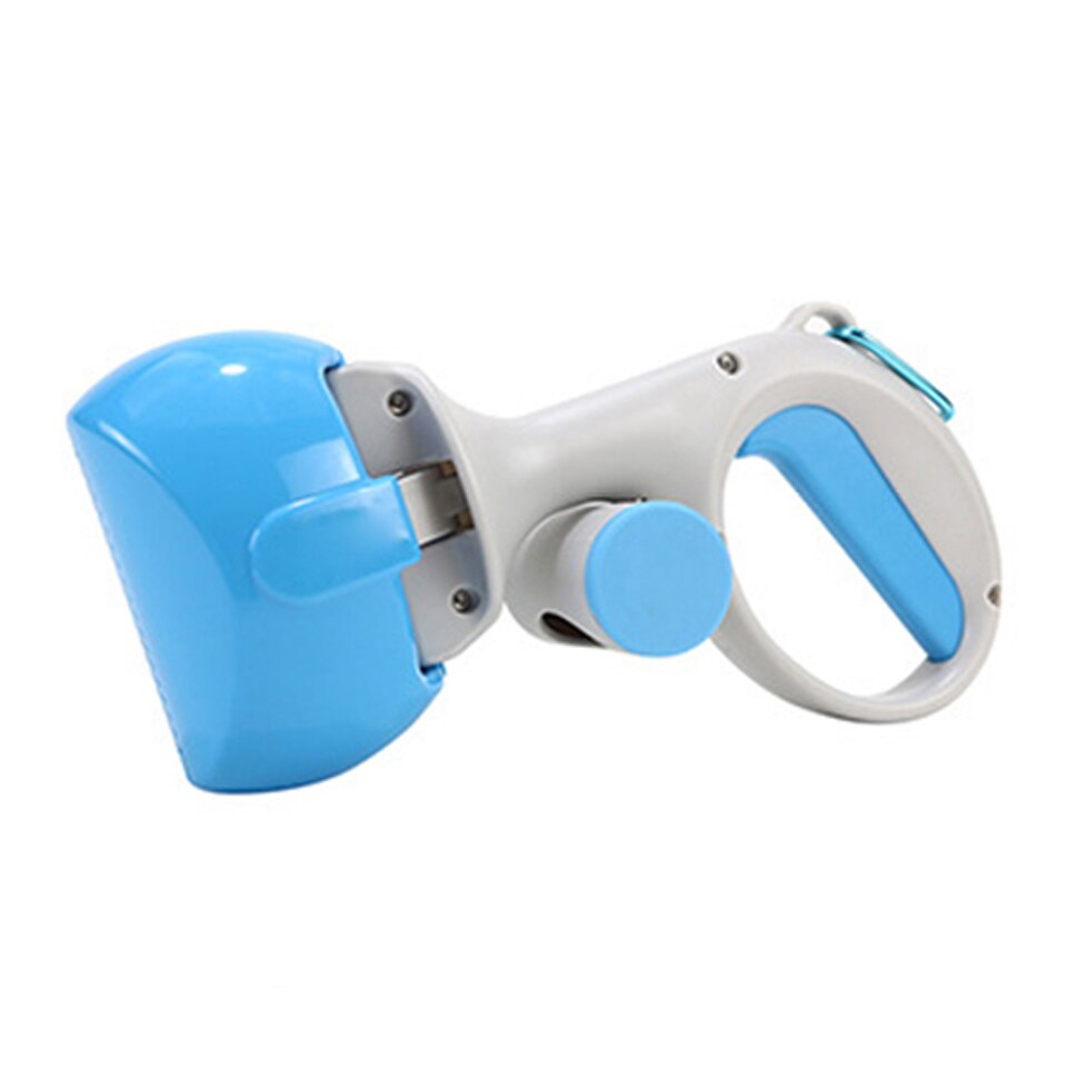 Pet Pooper Scooper for Dog Poop Scooper Jaw Poop Scoop Shovel Pick Up Animal Waste Picker Pet poop bags Outdoor Cleaning Tools: Blue