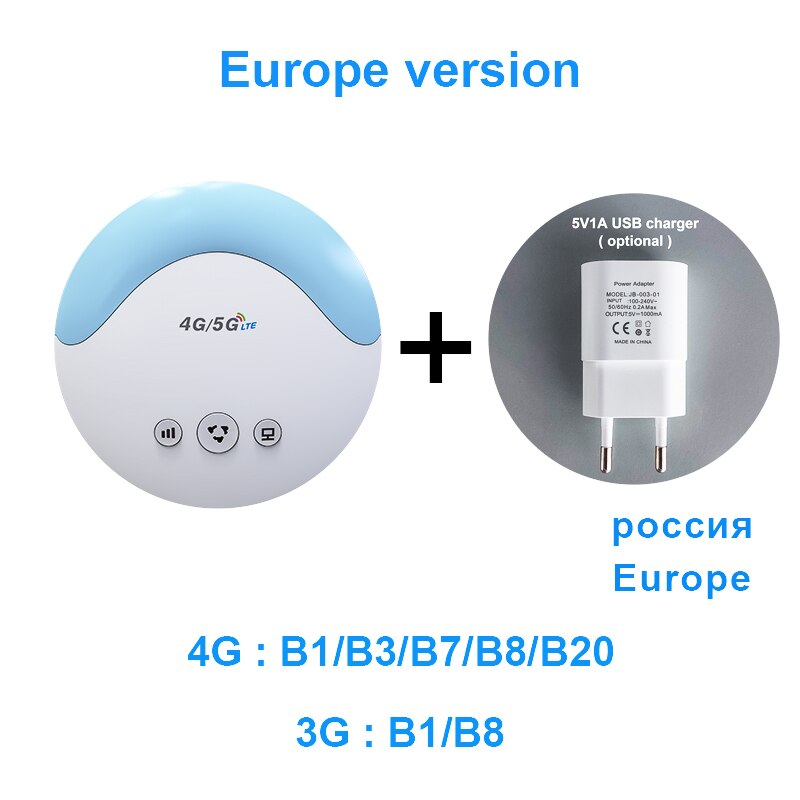 4G router SIM card WiFi router 4G CPE 4G modem WiFi dongle portable Hotspot LTE WiFi router: Europe versionLC119