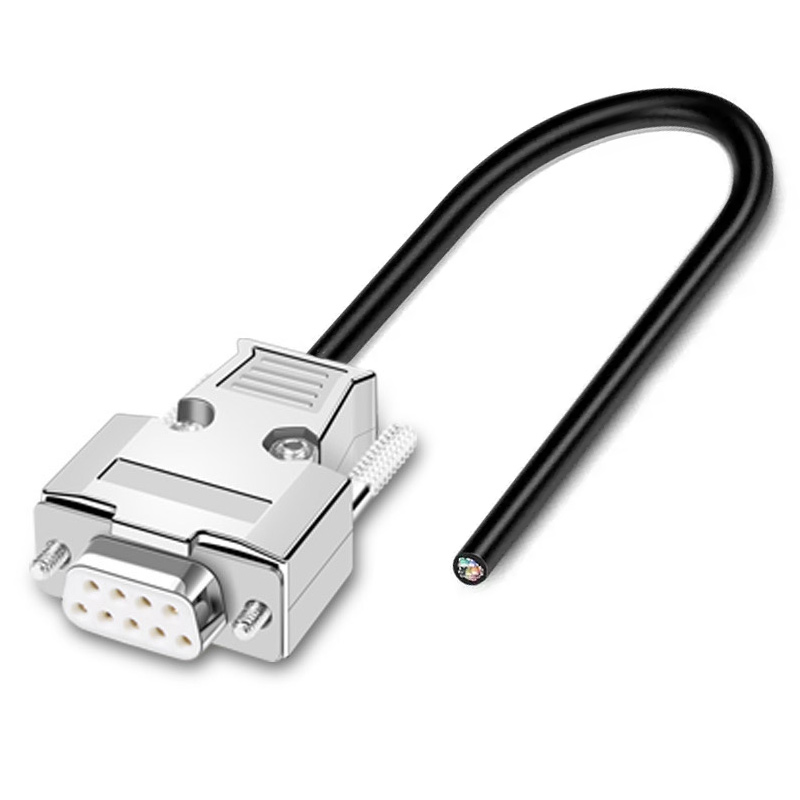 DB9 DB15 DB25 Connector Cable 24AWG 9/15/25 Pin Soldering-free Signal Line Male Female RS232 Serial Port Plug Shielded Data Wire
