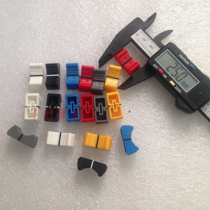 60pcs Potentiometer Knob / Mixer Straight Slip Potentiometer Knob Cap / Fader Cap / 8MM / Stage Speaker Mixer Knob Cap Cover