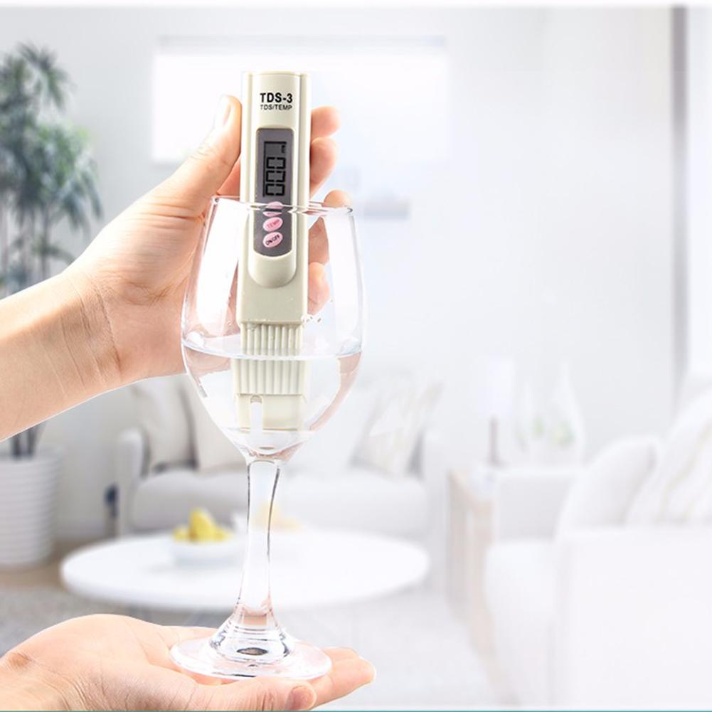 Tds -3 bärbar vattenanalysator digital bärbar hållbar tds mätare tester filterpenna för kran/rent/mineralvatten