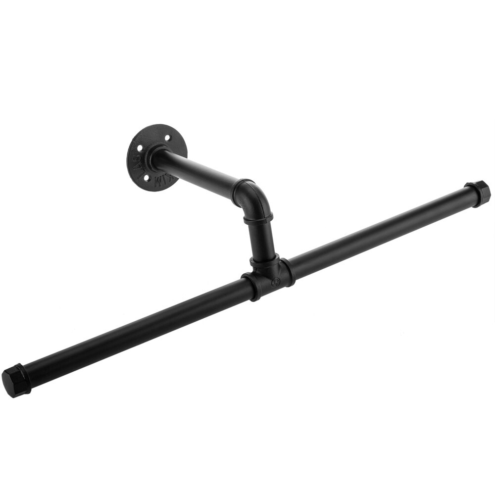 Primematik-Staal Muur Kapstok. Vintage Industriële Pijp Kleerhanger En Handdoekenrek