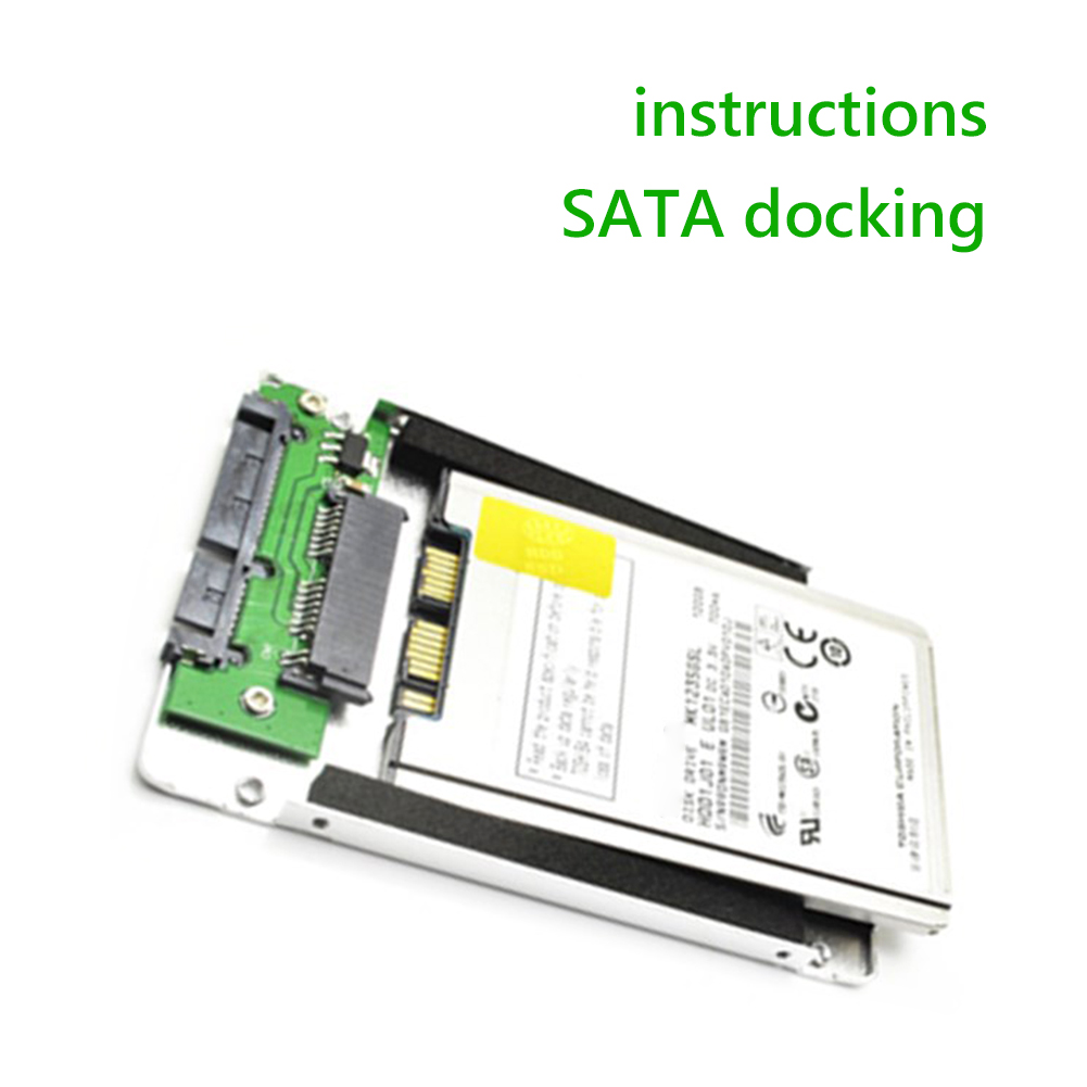 Aluminum Alloy Frosted USATA Micro 1.8 inch SSD to 2.5 inch SATA Adapter Hard Disk Drive Case for Laptop SSD Enclosure Box