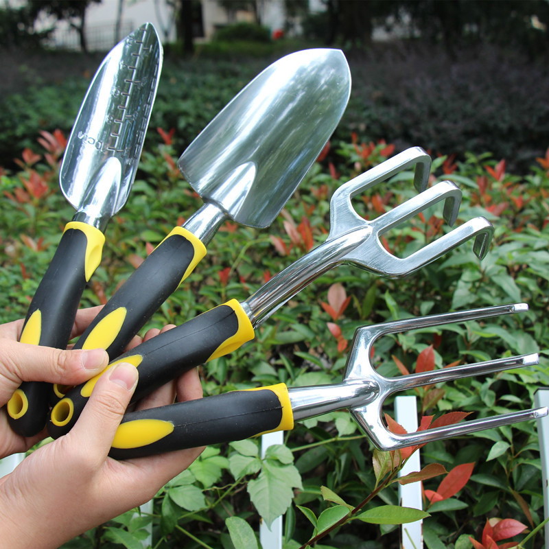 Nova ferramenta de jardim mão espátula ancinho cultivador capinador ferramentas com alça ergonômica jardim gramado fazenda transplante jardinagem bonsai