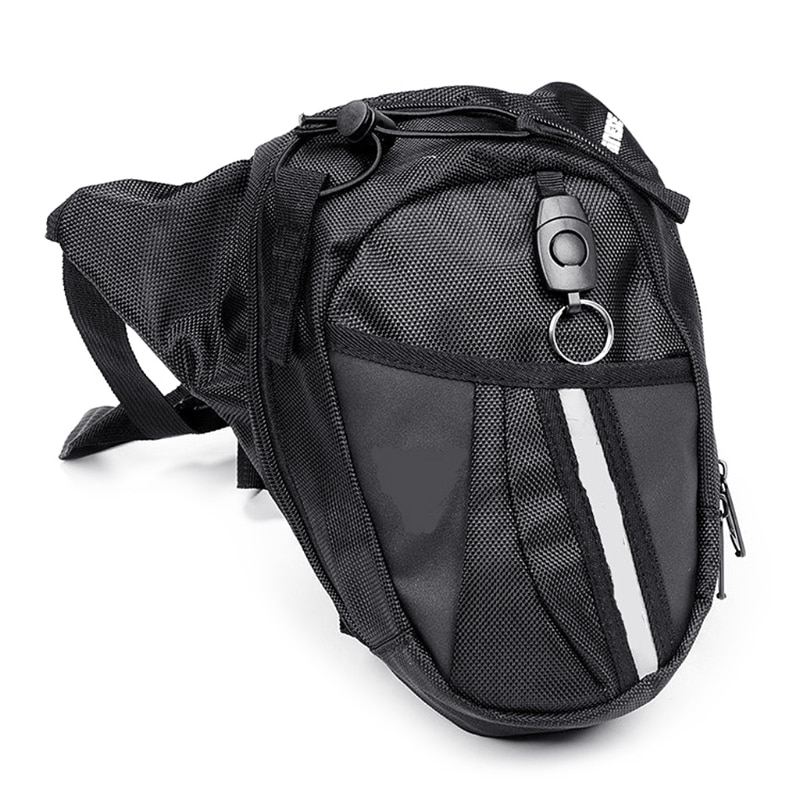 Riñonera para hombre, bolsa para exteriores, riñonera para motocicleta con caída de la pierna, riñonera Unisex, riñonera para cinturón de bicicleta