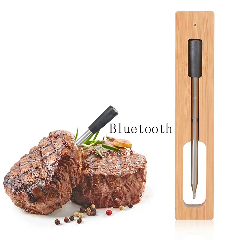 termómetro inalámbrico para carne y alimentos, herramienta de cocina para horno, parrilla, barbacoa, bistec, Bluetooth, medidor de temperatura, accesorios para barbacoa