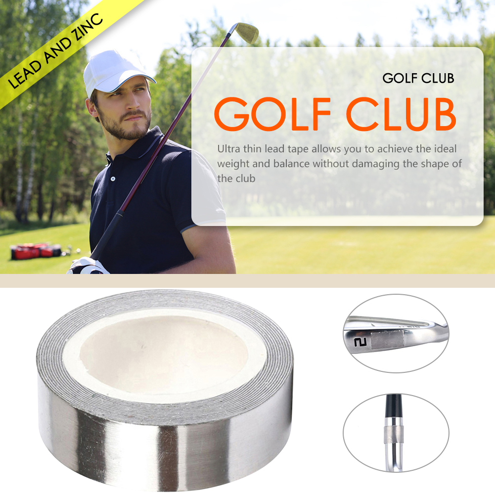 Ruban de plomb de golf auto-adhésif pour putter en fer à bois, haute densité, 1 rouleau, 30g, 50g, 100g
