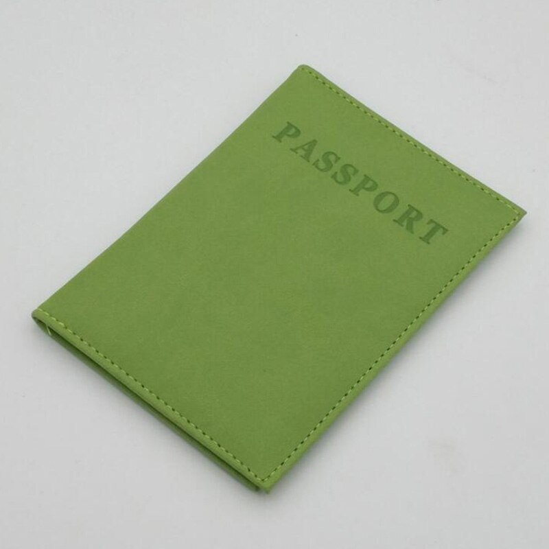 PU Leer Vrouwen Paspoort Cover Roze Wereld Universal Travel Paspoort Ticket Houder Cover op Het Paspoort Case Paspoort Pouch: green