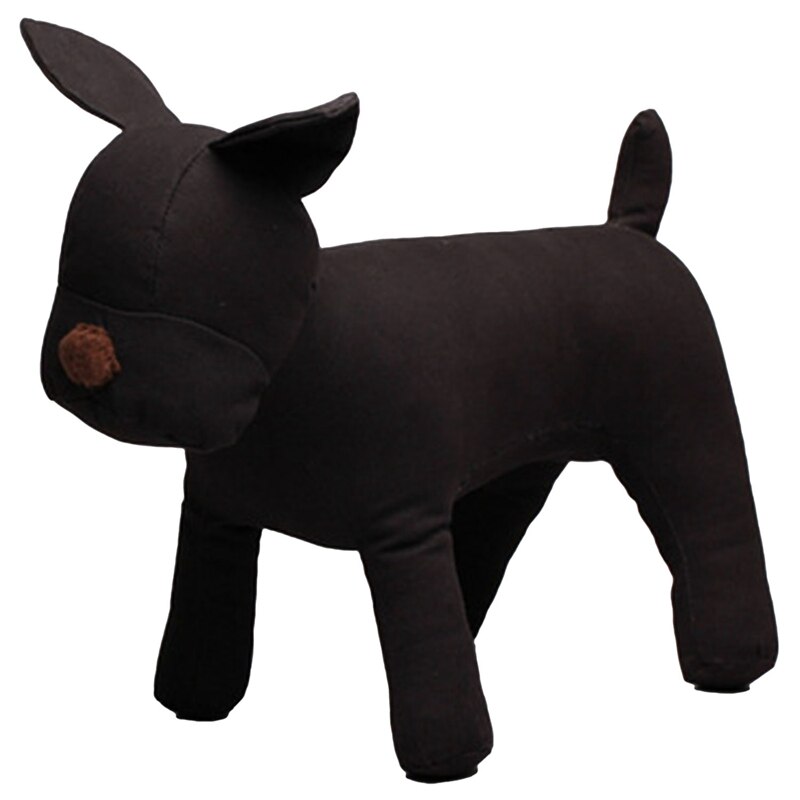 Coton chien modèle chien ensembles chien vêtements affichage Mannequin pour animalerie vêtements pour animaux de compagnie vêtements collier décorations spectacle: Black
