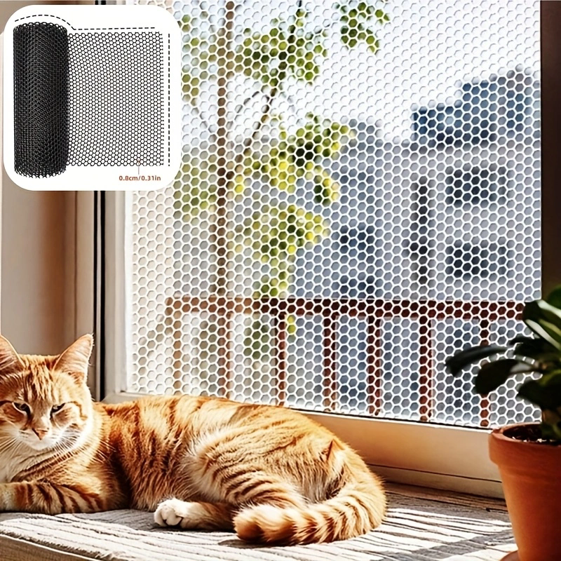 Filet de protection en maille pour animaux de compagnie, prévention des chutes, clôture antivol, fenêtre, banc, clôture de jardin, filet de protection pour chat, balcon