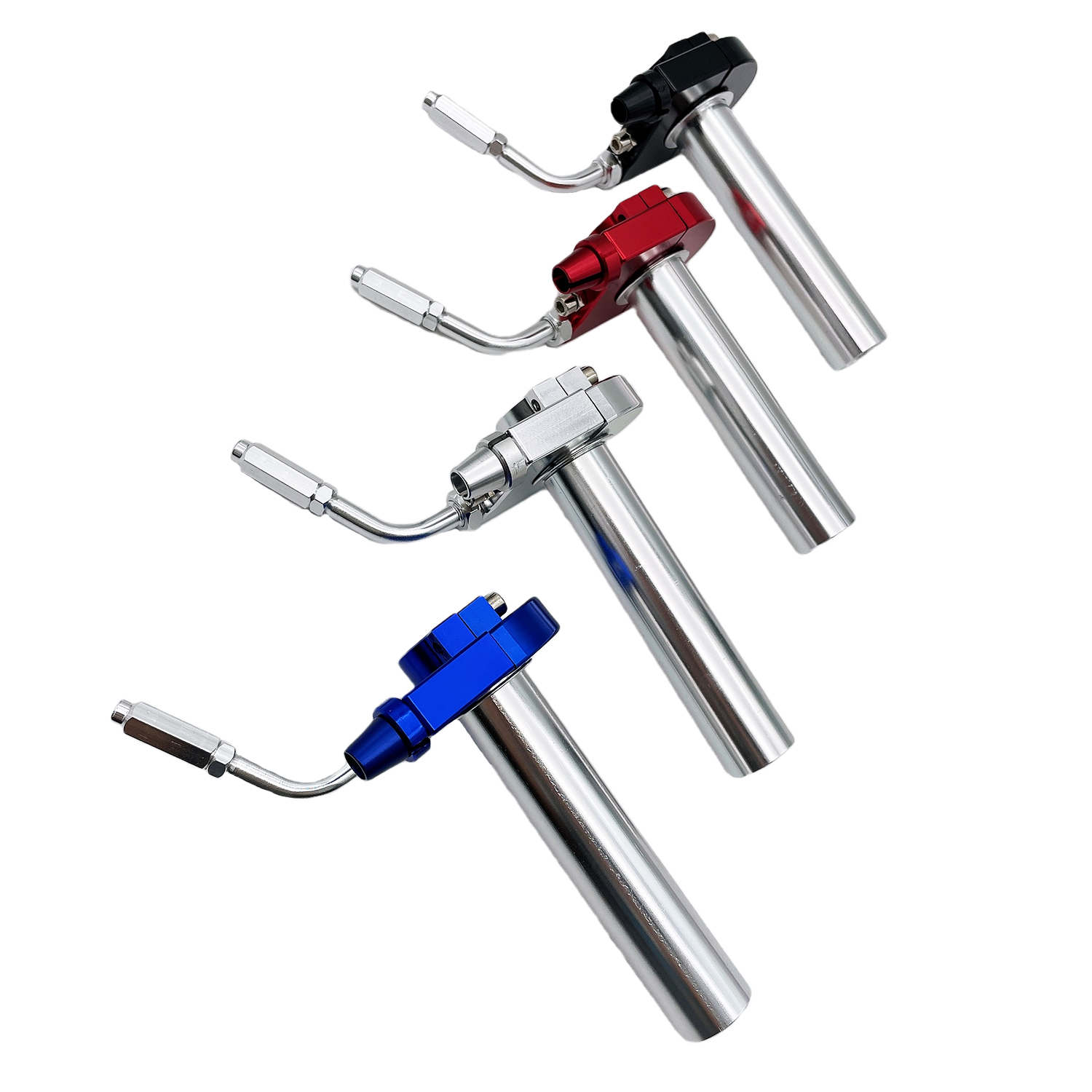 Motorcycle Throttle Assembly 7/8" Handlebar CNC Quick Twist Throttle Tube Handlebar Accelerator Twist Throttle Hand Grips