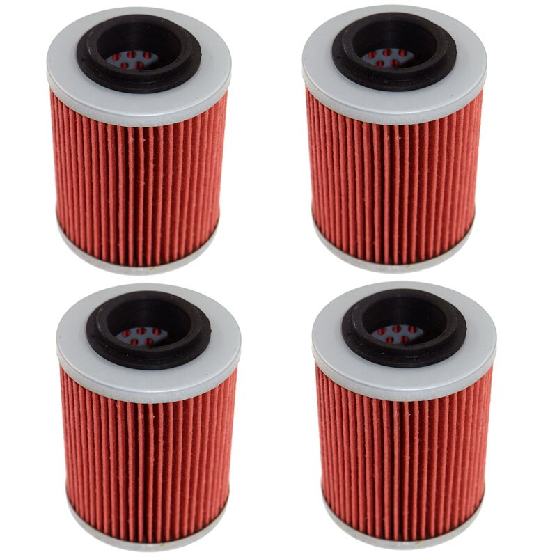 För can-am atv 1000 outlander efi dps r xt xt-p r max motorcykel oljefilter: 4 pc
