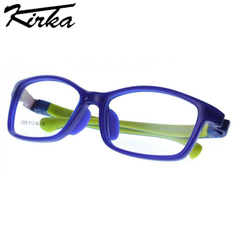 Kirka – lunettes à monture grise pour enfants, TR90, monture optique Flexible pour myopie, lunettes de sport pour garçons et filles