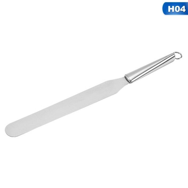 Stainless Steel Baking and Pastry Tools Portable Cream Spatula Cake Butter Kitchen Gadget Cake Decorating Tool: KN9609H04