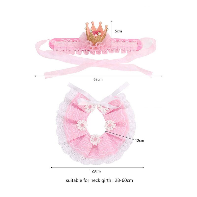 Disfraz de gato de estilo palaciego Vintage para mujer, traje de cuello de corona de princesa, para gatitos, de cumpleaños, bonito vestido para mascota