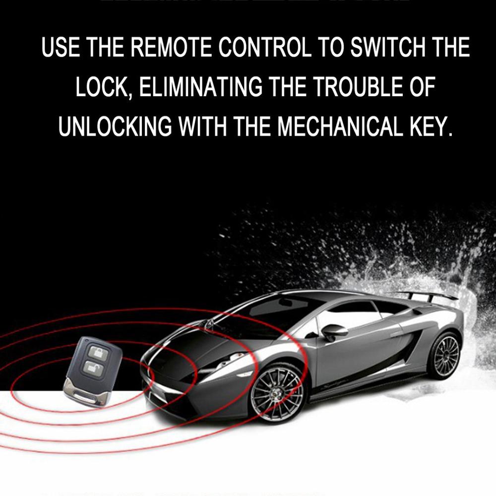 Universal 12V Car Door Lock Vehicle Keyless Entry System Auto Remote Central Kit with Control Box Black