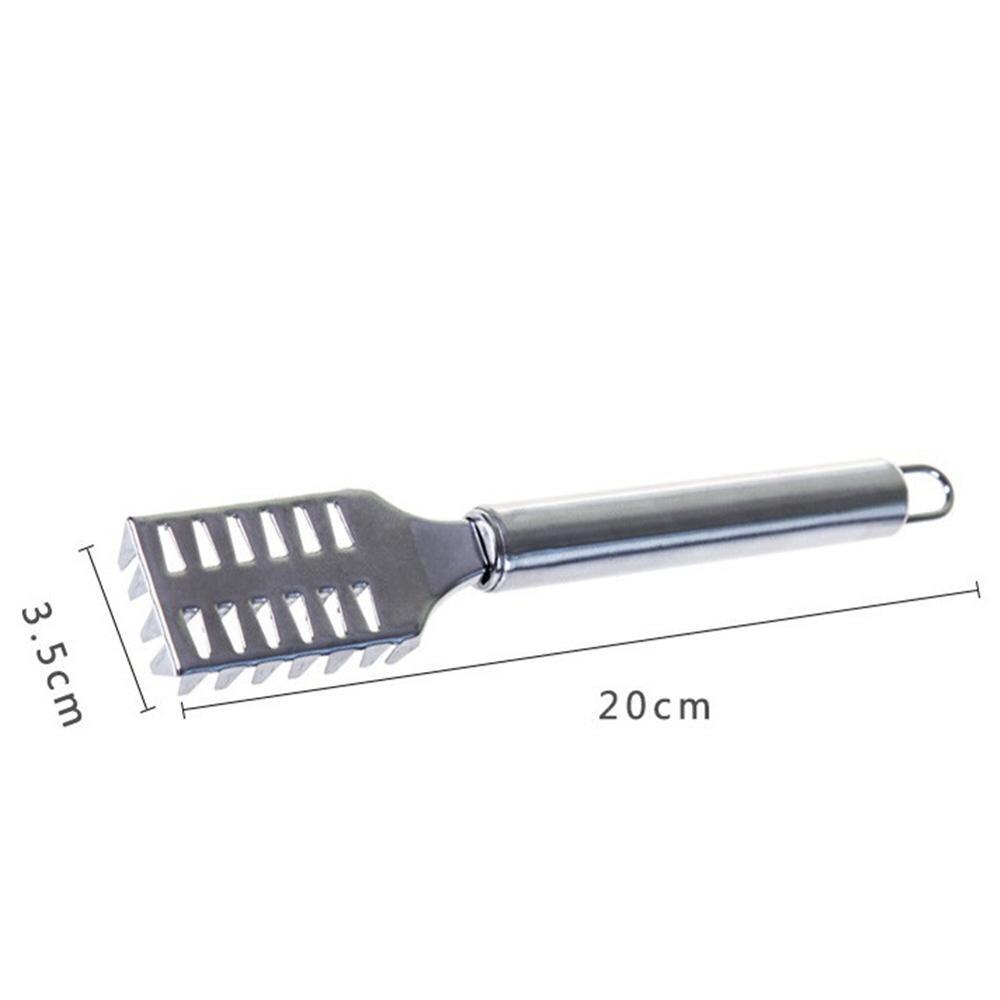 1Pc Convenient Fish Skin Scale Scraping Brush Graters Fast Remove Kitchen Gadgets: stainless steel