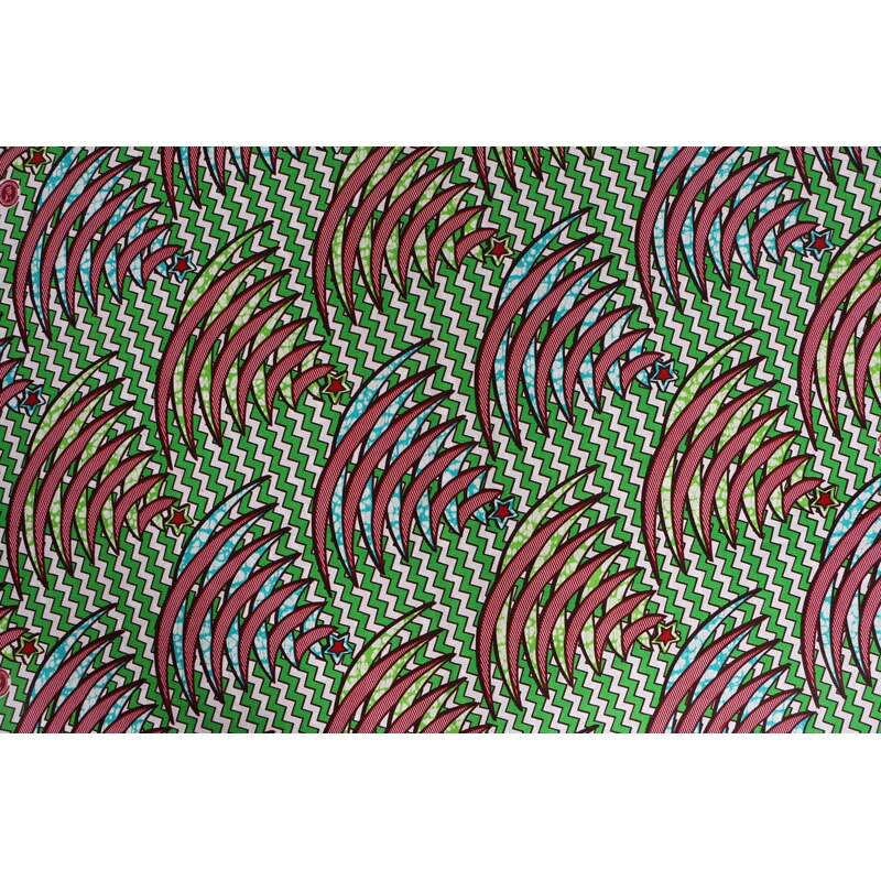 100% bawełna druku holenderski wosk tkaniny robić sukienka na imprezę 6jardów dużo afryki wosk tkaniny wysokiej jakość gwarantowana zielony 2019 niderlandzkiego wosk