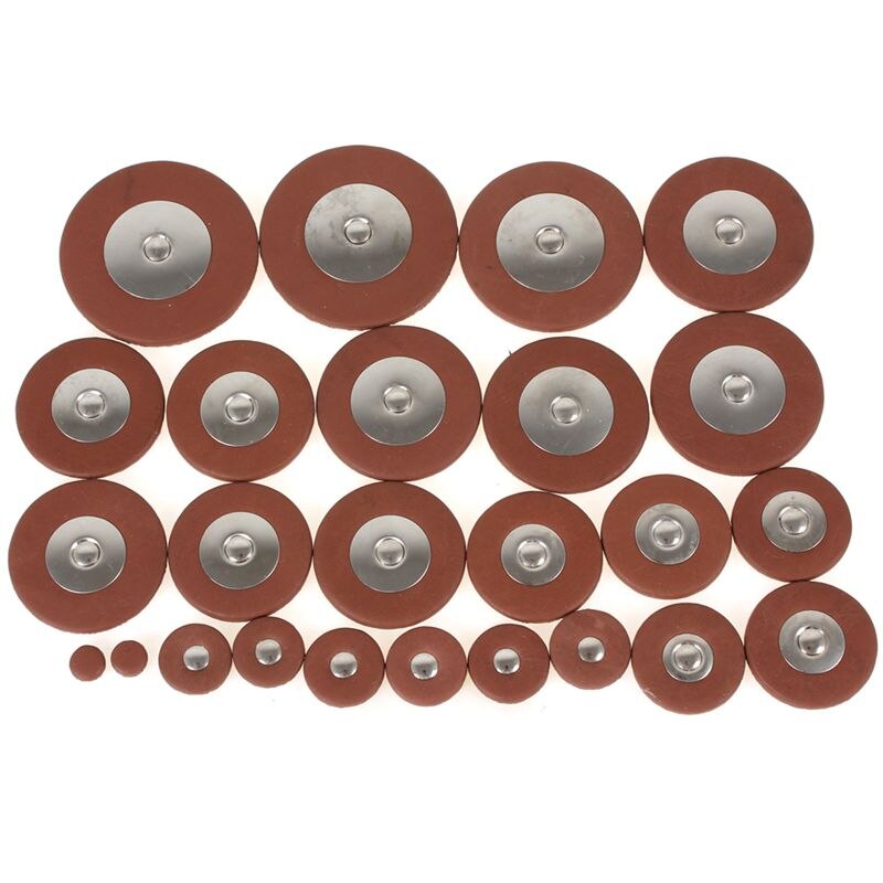 25 Stuks Professionele Lederen Tenorsaxofoon Pads Oranje Sax Pads Vervanging Houtblazers Muziekinstrumenten Onderdelen &amp; Accessoires