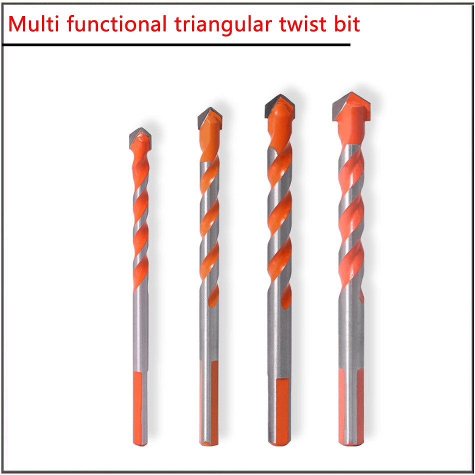 5 stk 5 6 8 10 12mm trekantet bit multifunktion trekant bit super hård legeret beton cement træ boring elektrisk bor