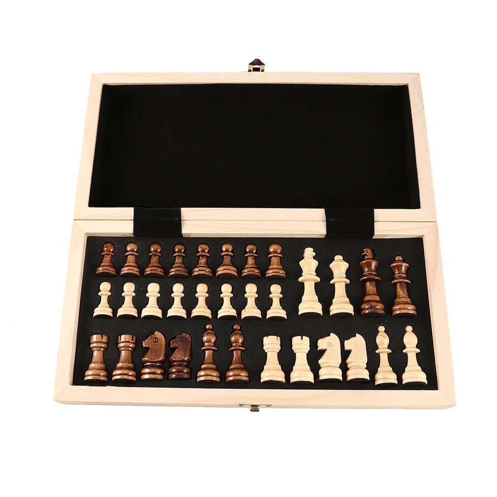 International Chess Set Teaching Competition Oversized Chessman Luxurious Premium Box Solid Wood Chess Board: Default Title