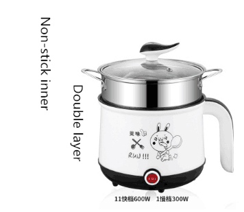 220v mini bærbar elektrisk kogegrydemaskine enkelt/dobbelt lag tilgængelig 3 farve tilgængelig pot multi komfur: 6